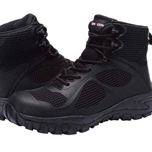 LARNMERN Steel Toe Men Boots Slip Resistant Static Dissapative Puncture Proof 10